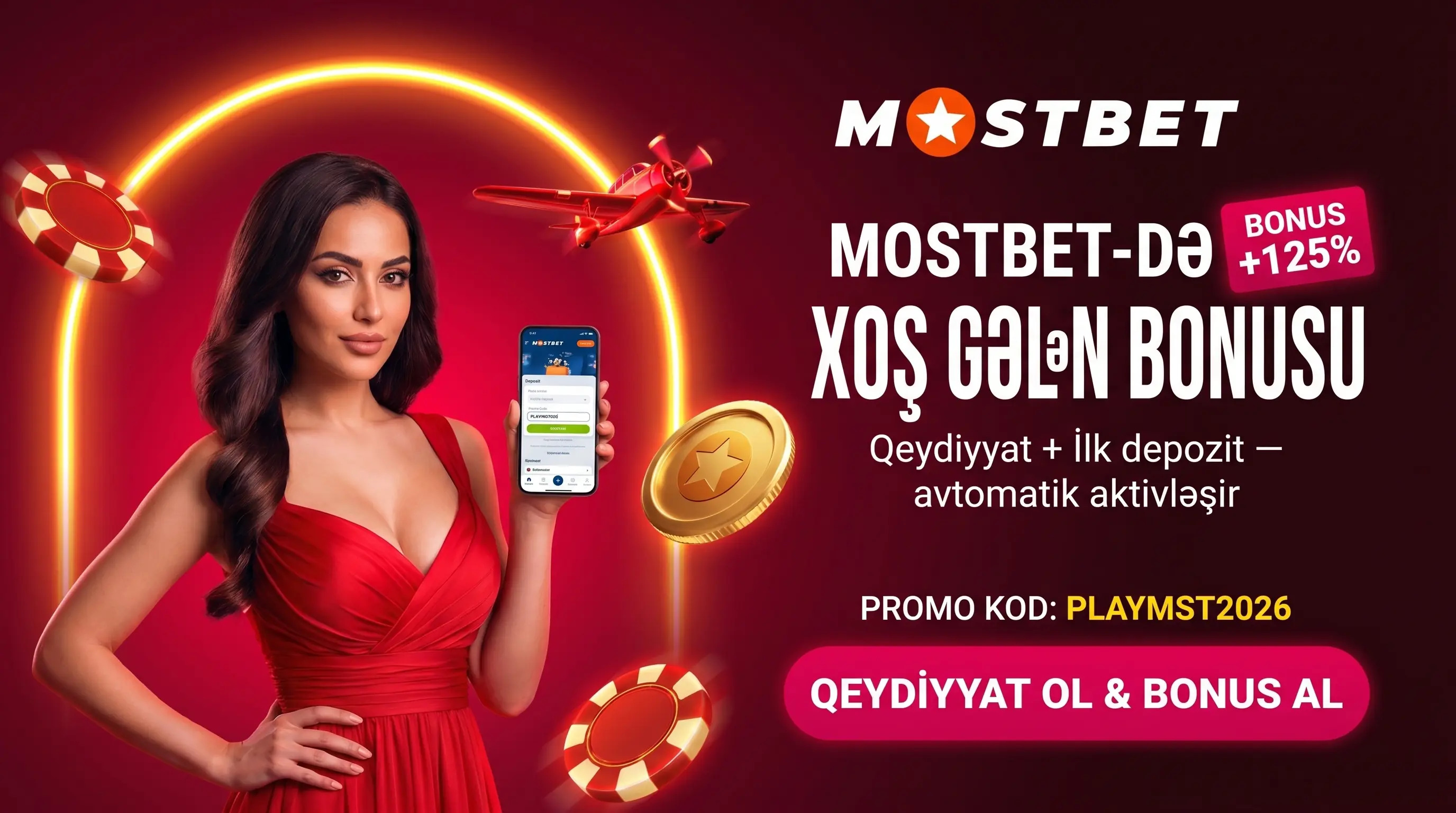 Azərbaycanda Mostbet promo kodu: bonuslar və aktivləşdirmə