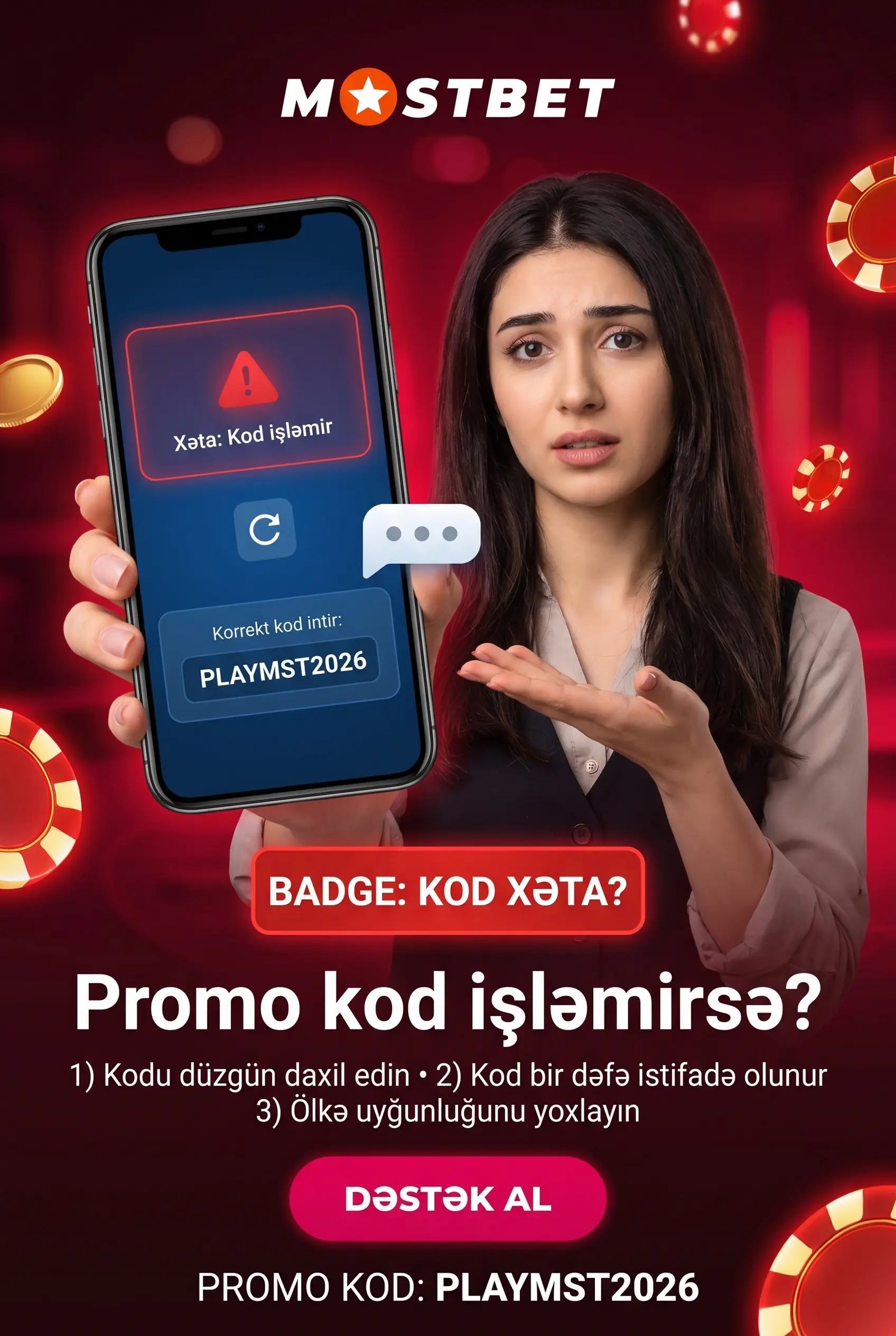 Promo kod niyə işləmir